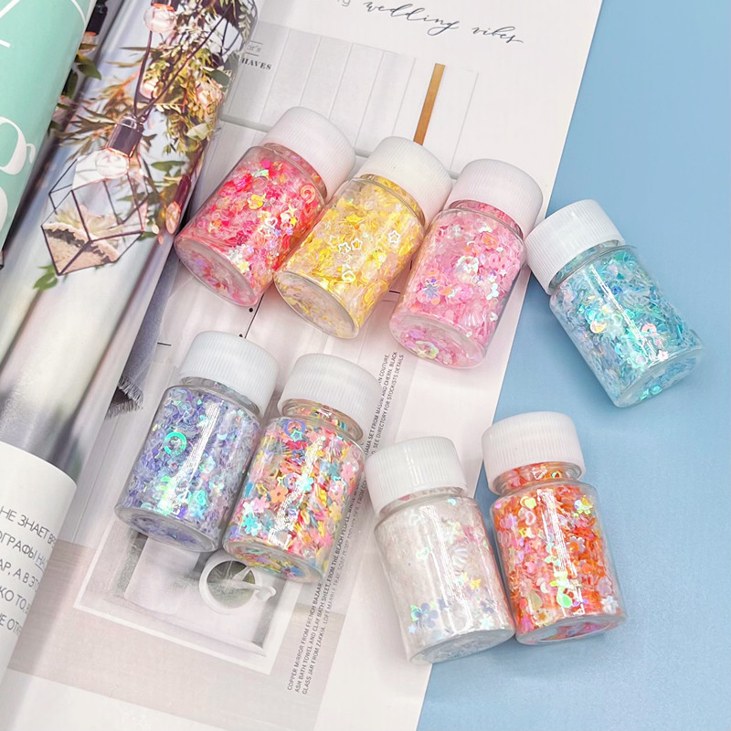 ผงเลื่อมสดใส กลิตเตอร์พาสเทลขนาด20ML งานตกแต่ง DIY ผสมเรซิ่น DIY