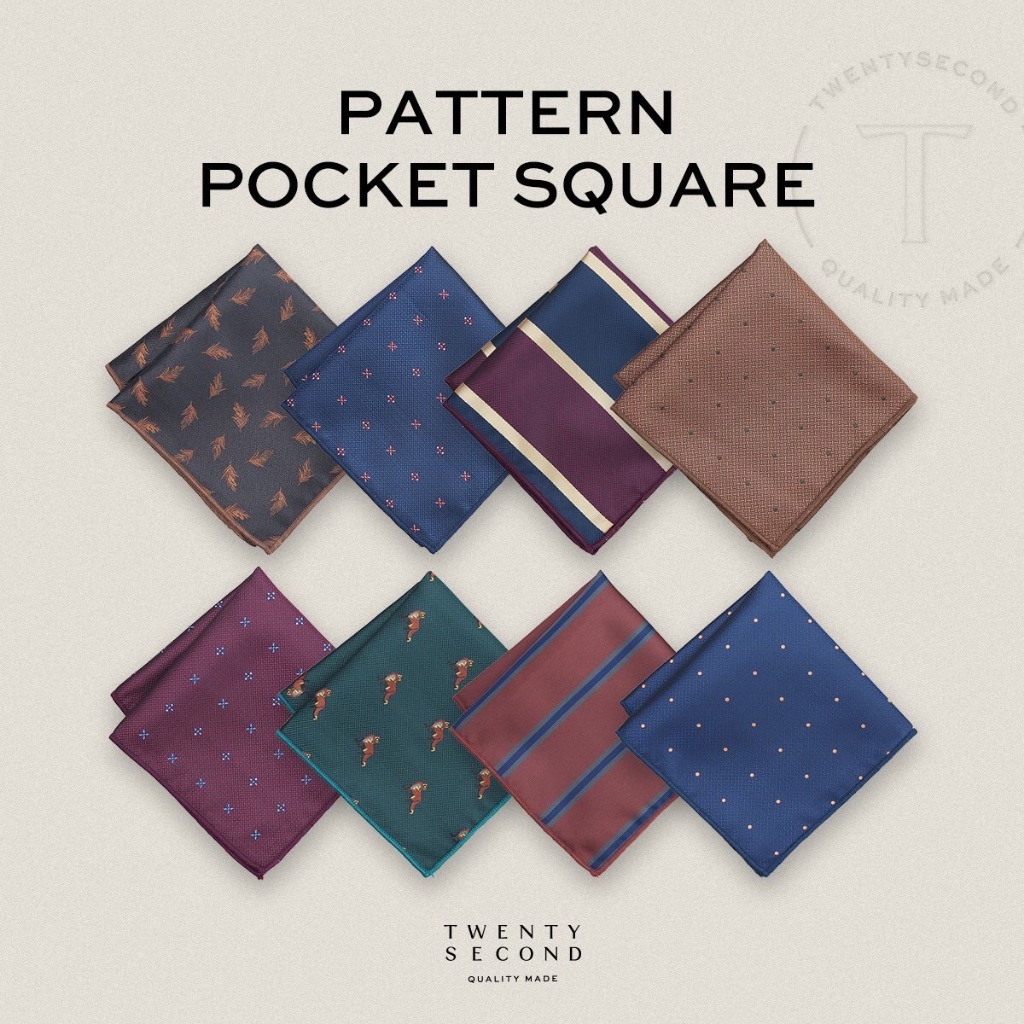 TWENTYSECOND ผ้าเช็ดหน้า Pocket Square