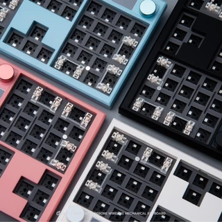 [ประกัน 1 ปี] คีย์บอร์ด Loga Base Full-size 104 ปุ่ม Barebone RGB Wired 2.4ghz Bluetooth เคสพลาสติก Mechanical Keyboard