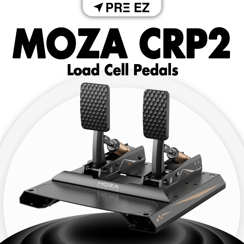 พร้อมส่ง | Moza CRP2 Load Cell Pedals 2 แป้น