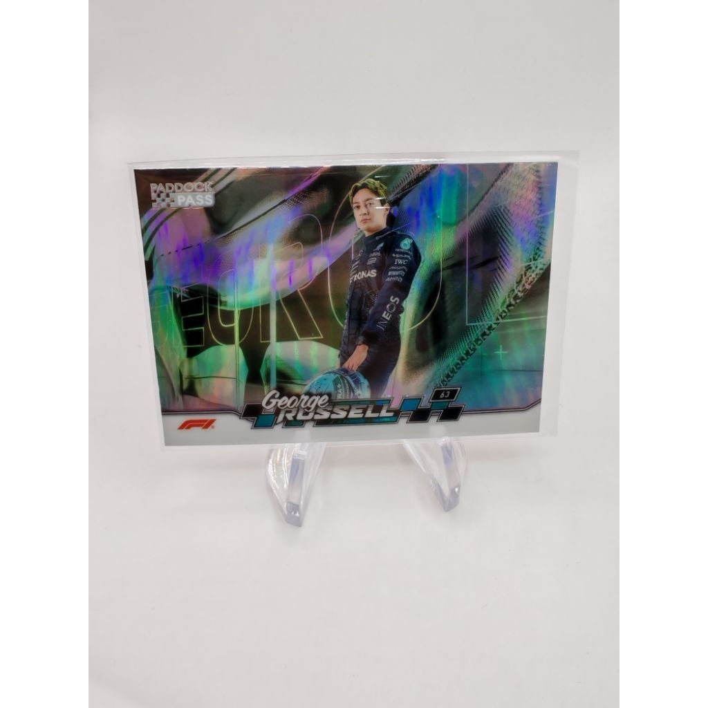 การ์ด f1 topps paddock pass 2024 george russell