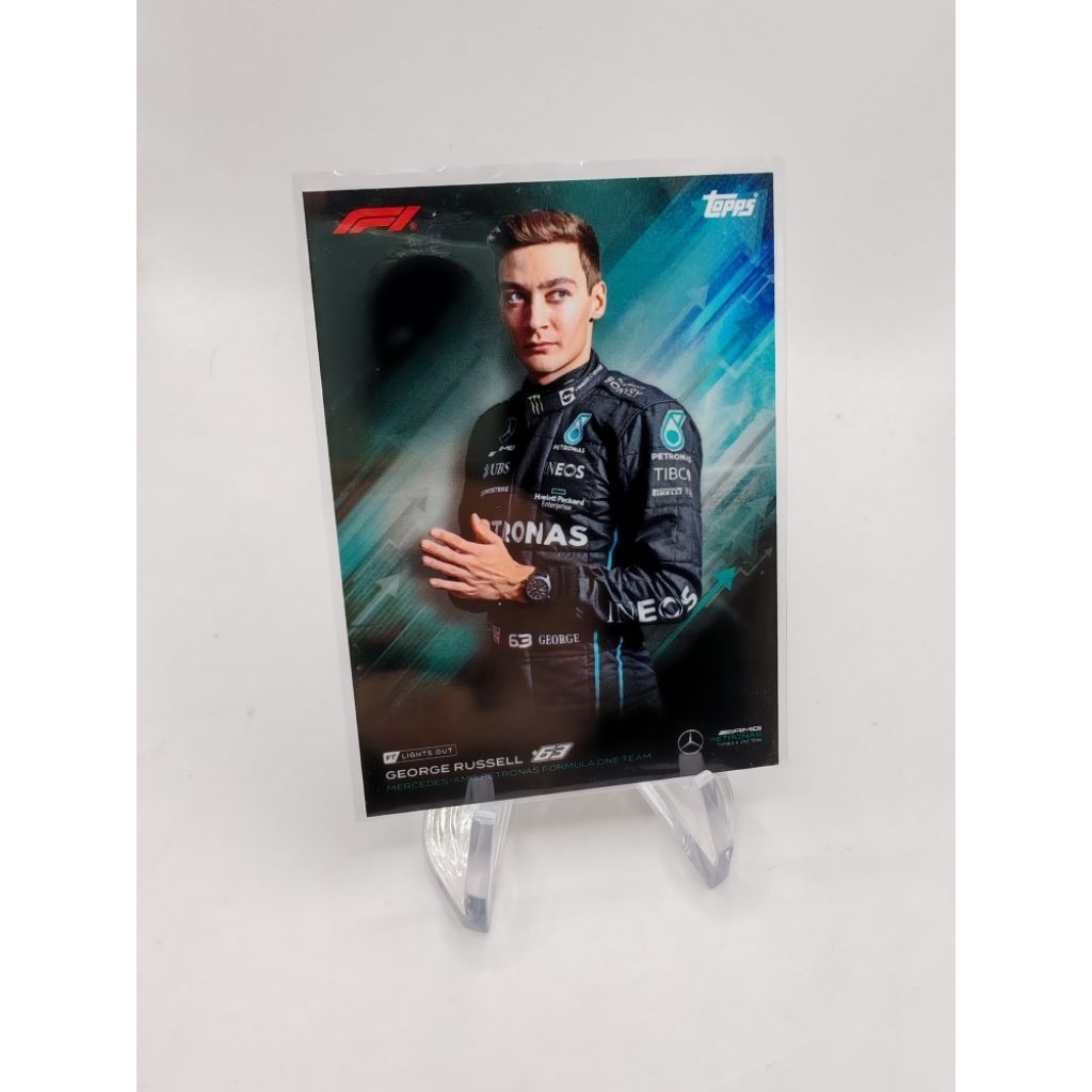การ์ด f1 topps lights out george russell