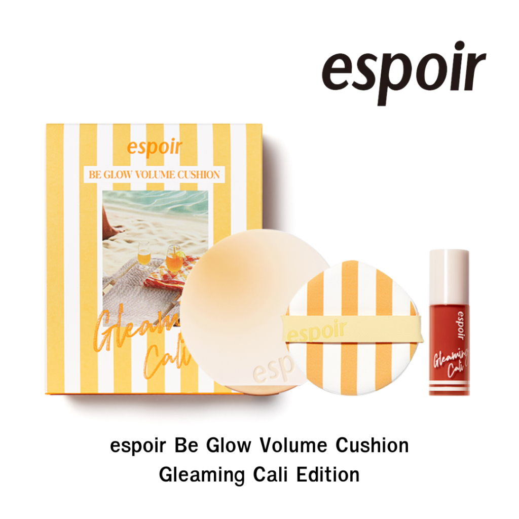 #พร้อมส่ง# espoir Be Glow Volume Cushion Gleaming Cali Edition