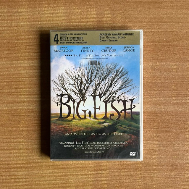DVD : Big Fish (2003) จินตนาการรัก ลิขิตชีวิต [มือ 1] Tim Burton / Ewan McGregor / ดีวีดี หนัง แผ่นแ