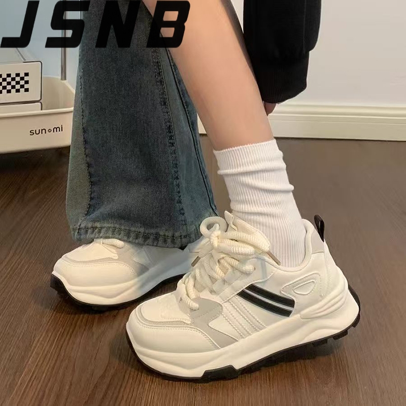 ดีไซน์อัปเดต 2025 รองเท้ากีฬา ผู้หญิง ไซส์ครบ 36-41 เบาบางไม่หนักเท้า พื้นยางกันลื่น Non-Slip