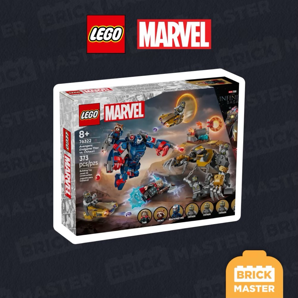 LEGO MARVEL 76322 : Avengers: Endgame Thor vs. Chitauri (เลโก้แท้ อเวนเจอร์ ธอร์)