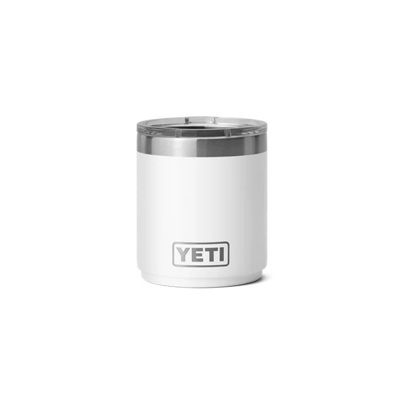 YETI RAMBLER 10 OZ LOWBALL 2.0 WITH MAGSLIDER LID WHITE