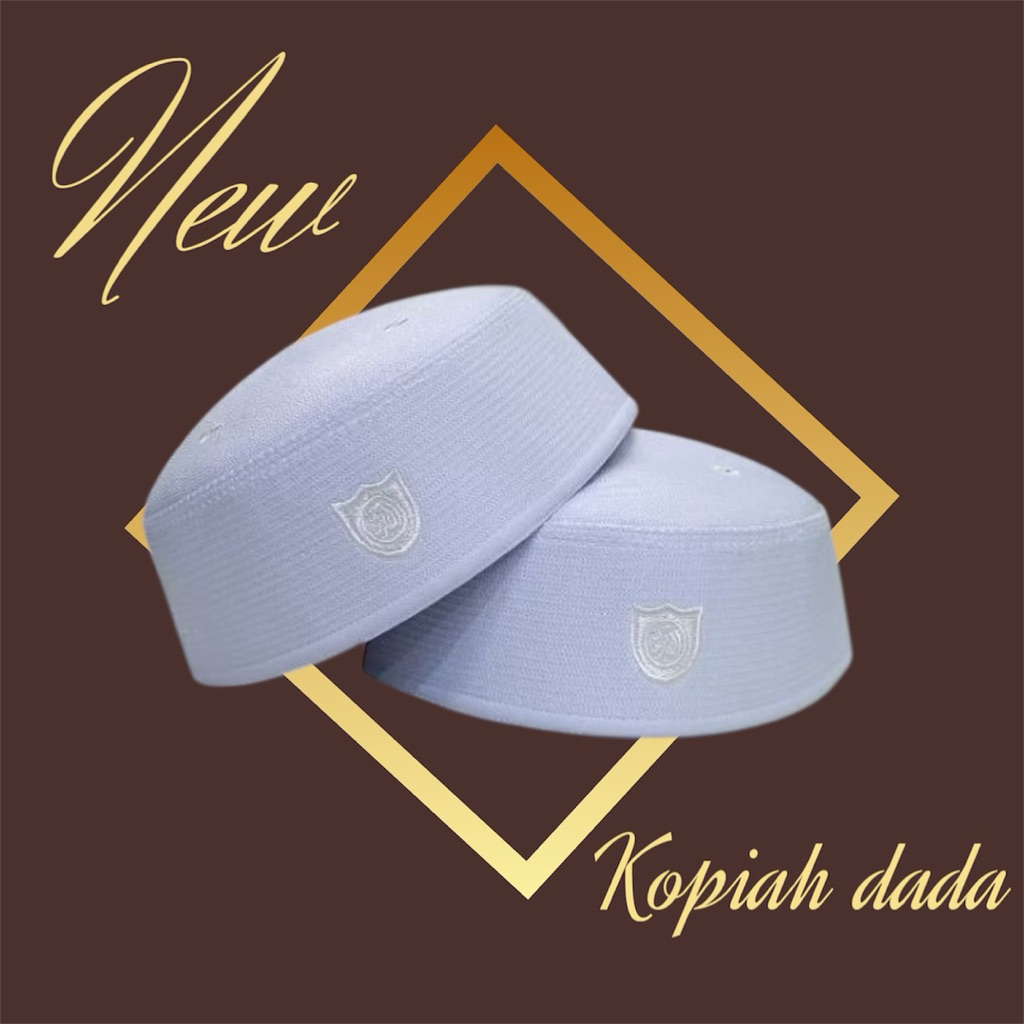 หมวกอิสลาม ขาว-ดำ หมวกมุสลิม กาปีเยาะห์ kopiah หมวกกะปิเยาะ(มีราคาส่ง)