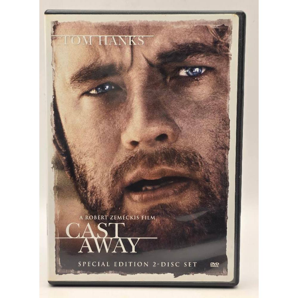 Cast Away : DVD  ดีวีดี หนัง แผ่นแท้ มือ 2  แผ่นนอกงานสะสม ไม่มีไทย (ไม่มีเสียงไทย ไม่มีซับไทย) 1047