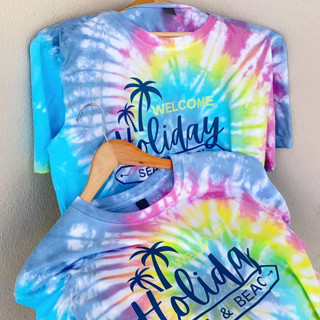 Bebeblue เสื้อมัดย้อม ครอบครัว รุ่น Holiday เนื้อนุ่ม ใส่สบา…