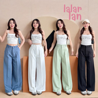 กางเกงขายาวทรงกระบอกหูคู่ Barbie pants #199.