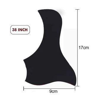 ปิ๊กการ์ดกีตาร์โปร่ง (guitar pick guard) กันรอยขีดข่วน มีกาวสองหน้าในตัว ติดตั้งง่าย สำหรับกีตาร์ 38/41 นิ้ว