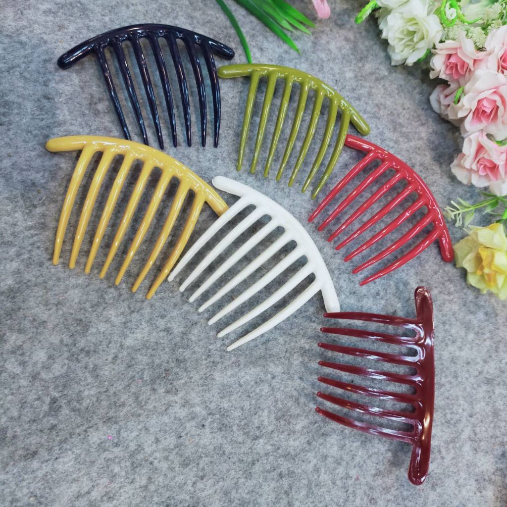 หวีสับ7ซี่ BTF สีพื้น ราคาต่อชิ้น