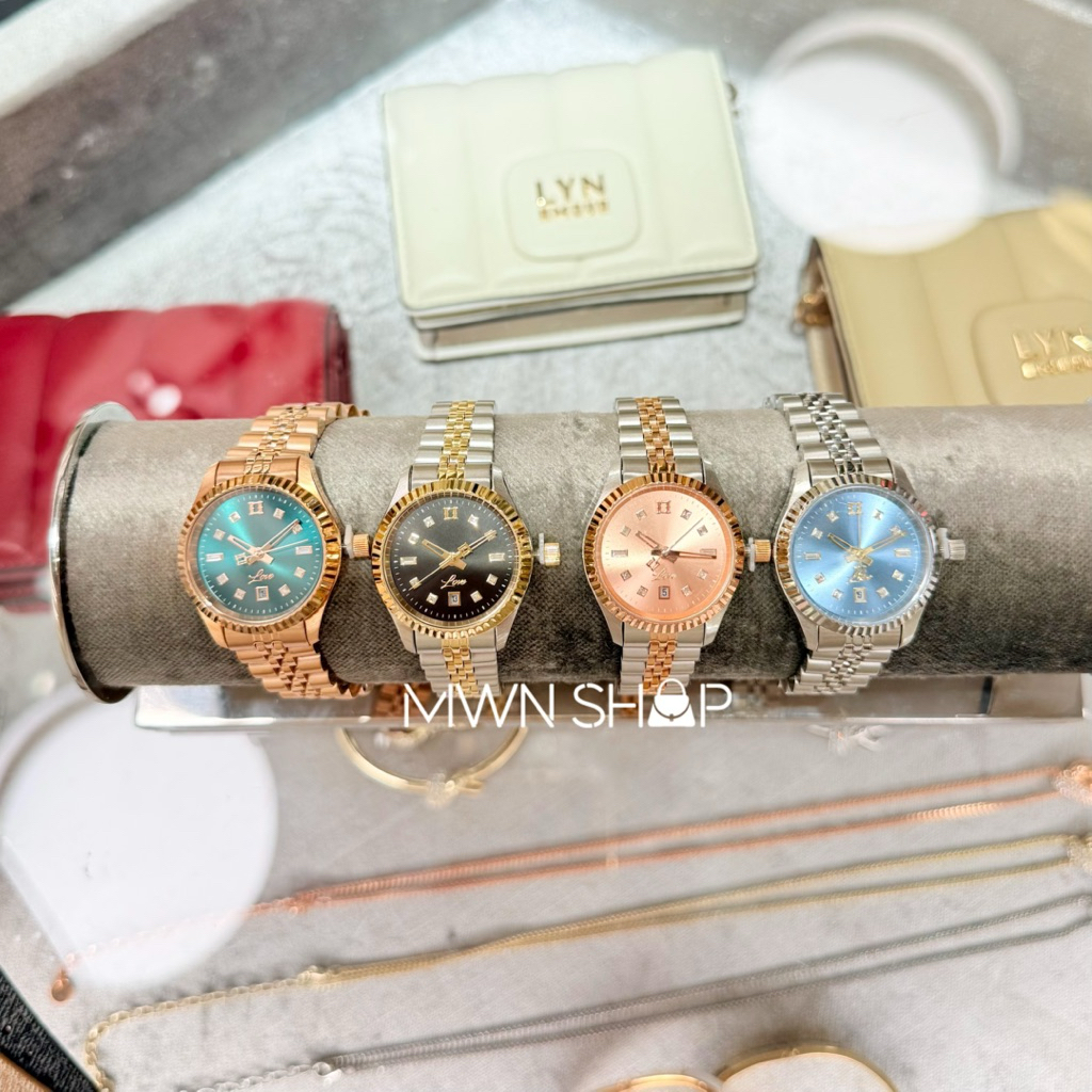 Lyn นาฬิกา มีโค้ดลด30% rio นาฬิกา พร้อมกล่อง ของแท้จากชอป