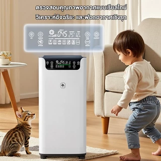 CAMEL เครื่องฟอกอากาศ กำจัดฟอร์มาลดีไฮด์ PM2.5 สัตว์เลี้ยง Smart Air Purifier เครื่องฟอกอากาศอัจฉริยะ กรองฝุ่น ควัน
