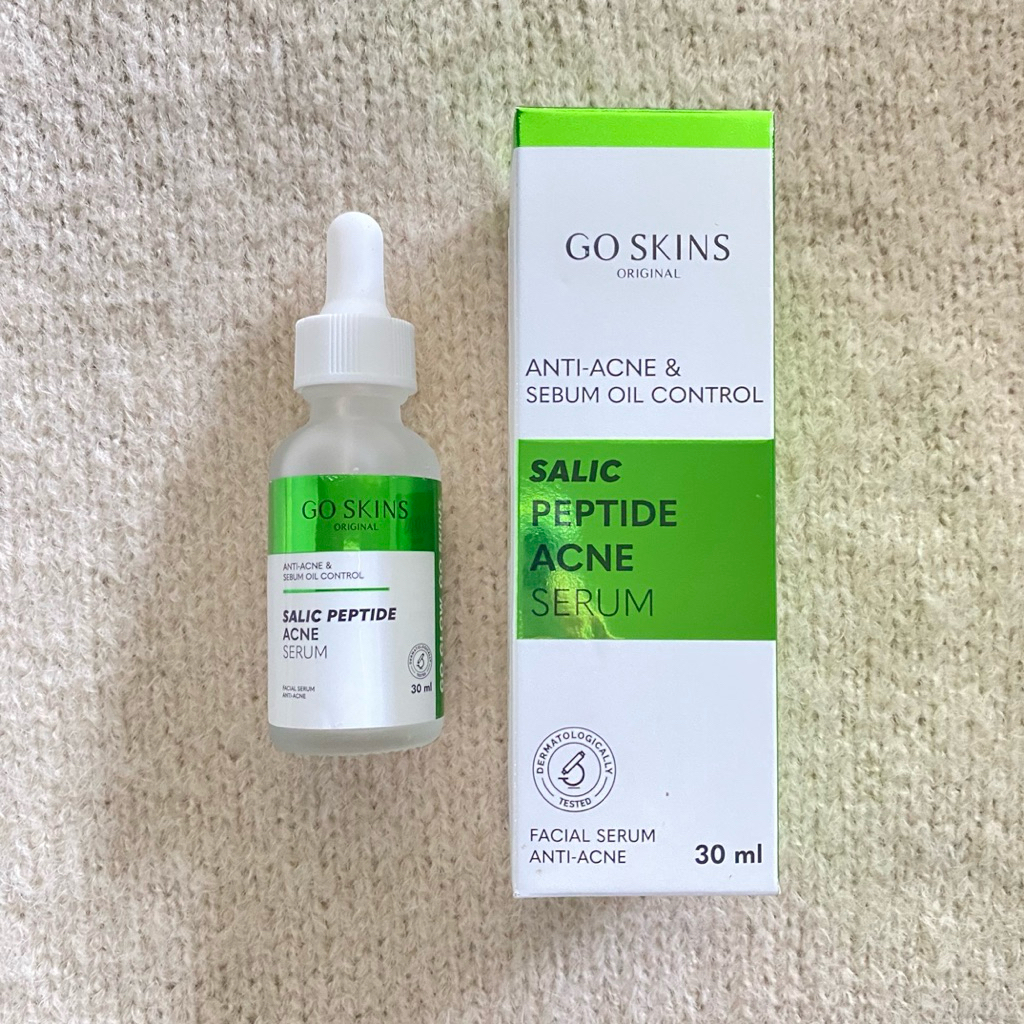 [ส่งฟรี/ของใหม่] Go skins salic peptide acne serum 30ml
