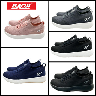 Baoji รองเท้าผ้าใบ สลิปออน รุ่น BJW1079 BJM877  (Size 36-45)