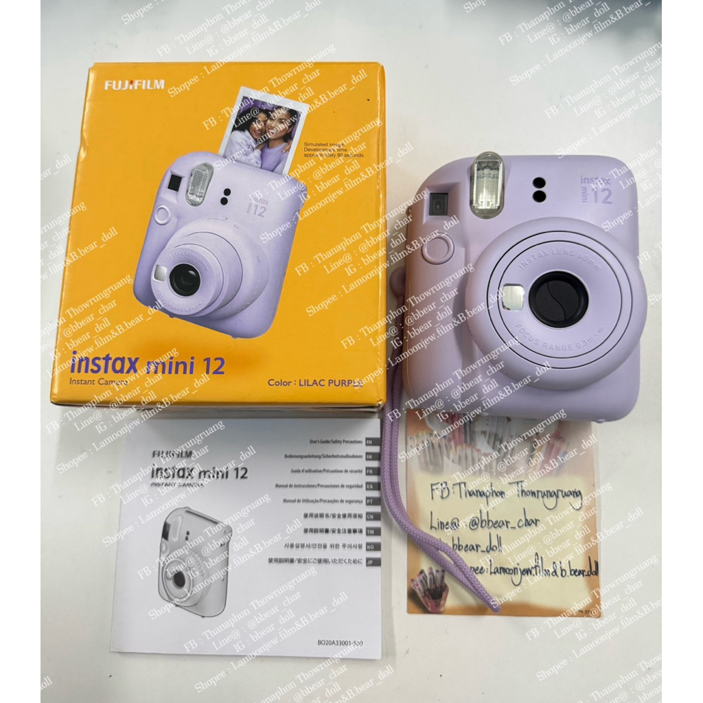 กล้องinstaxมือ2 Fuji instax mini12