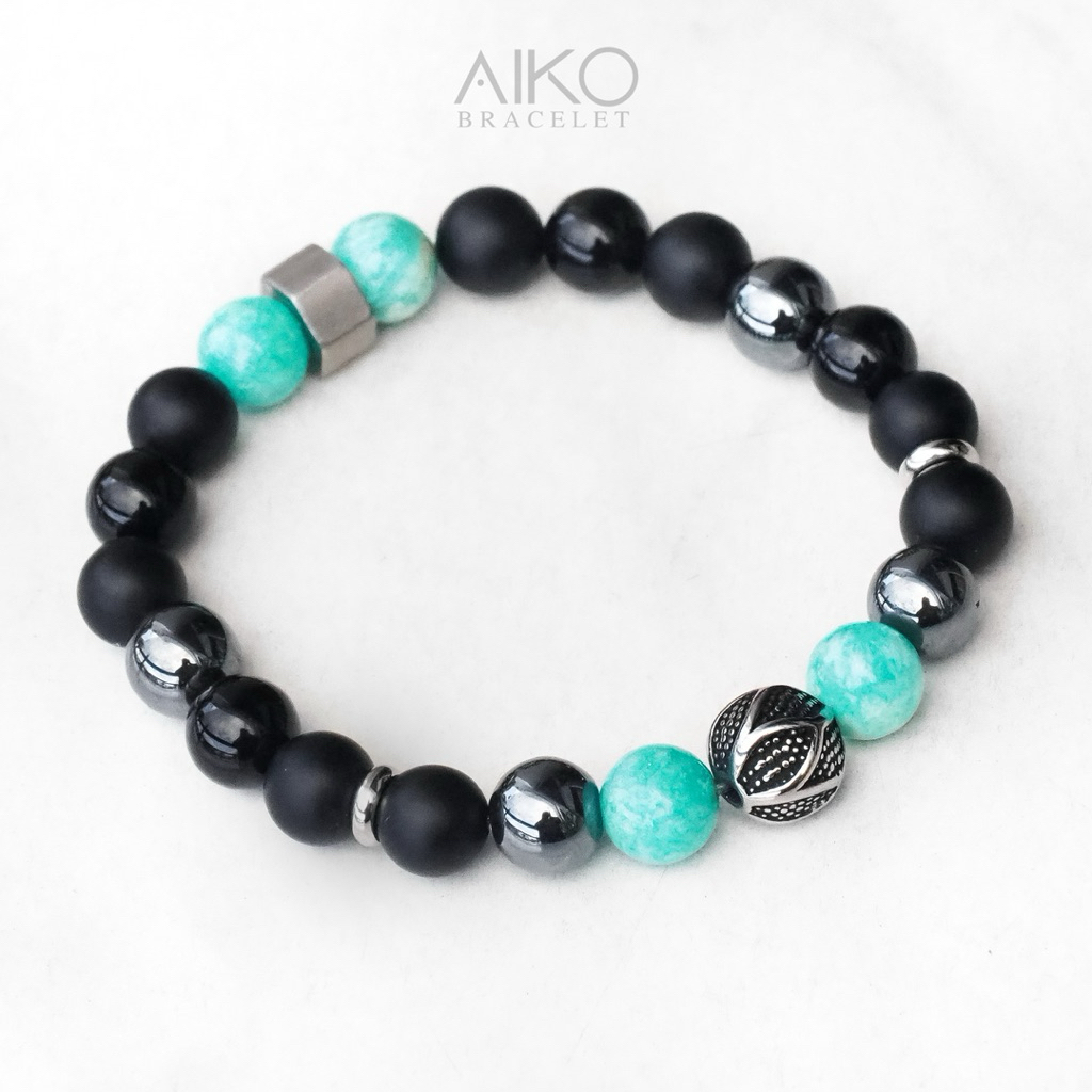Jerome Design กำไลหินแท้ (Onyx , Matte onyx , Hematite)