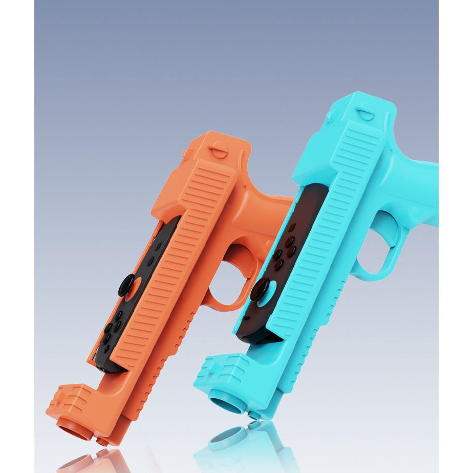 Nintendo Switch 2 อุปกรณ์เสริมจอยปืนยี่ห้อ อาจิโตโม สำหรับเล่นเกมยิงปืนจอยปืนซ้ายและขวาแพ็ค 2  ชิ้น - รูปที่ 2