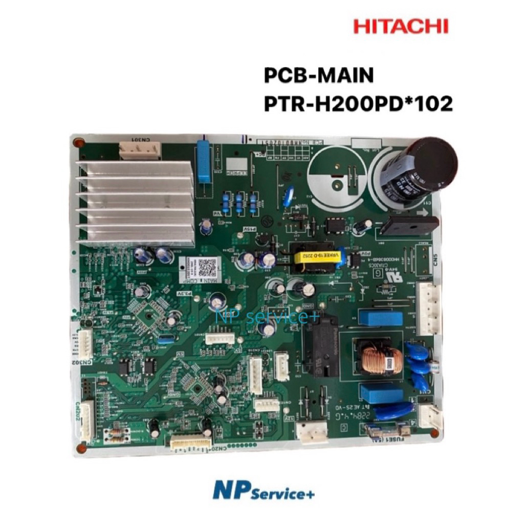 แผงควบคุมตู้เย็นฮิตาชิ|HITACHI|PCB-MAIN| PTR-H200PD*102|ใช้กับรุ่น R-H200PD| R-H230PD