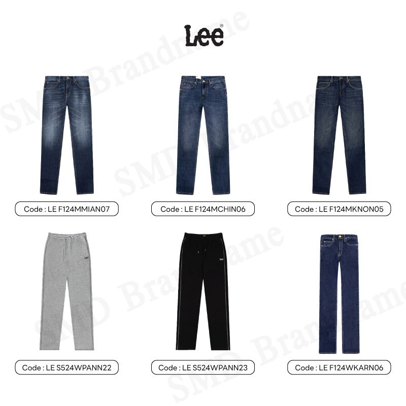 Lee กางเกงยีนส์ กางเกงขายาว ผู้ชายผู้หญิง สินค้าแท้ 100% จากชอป