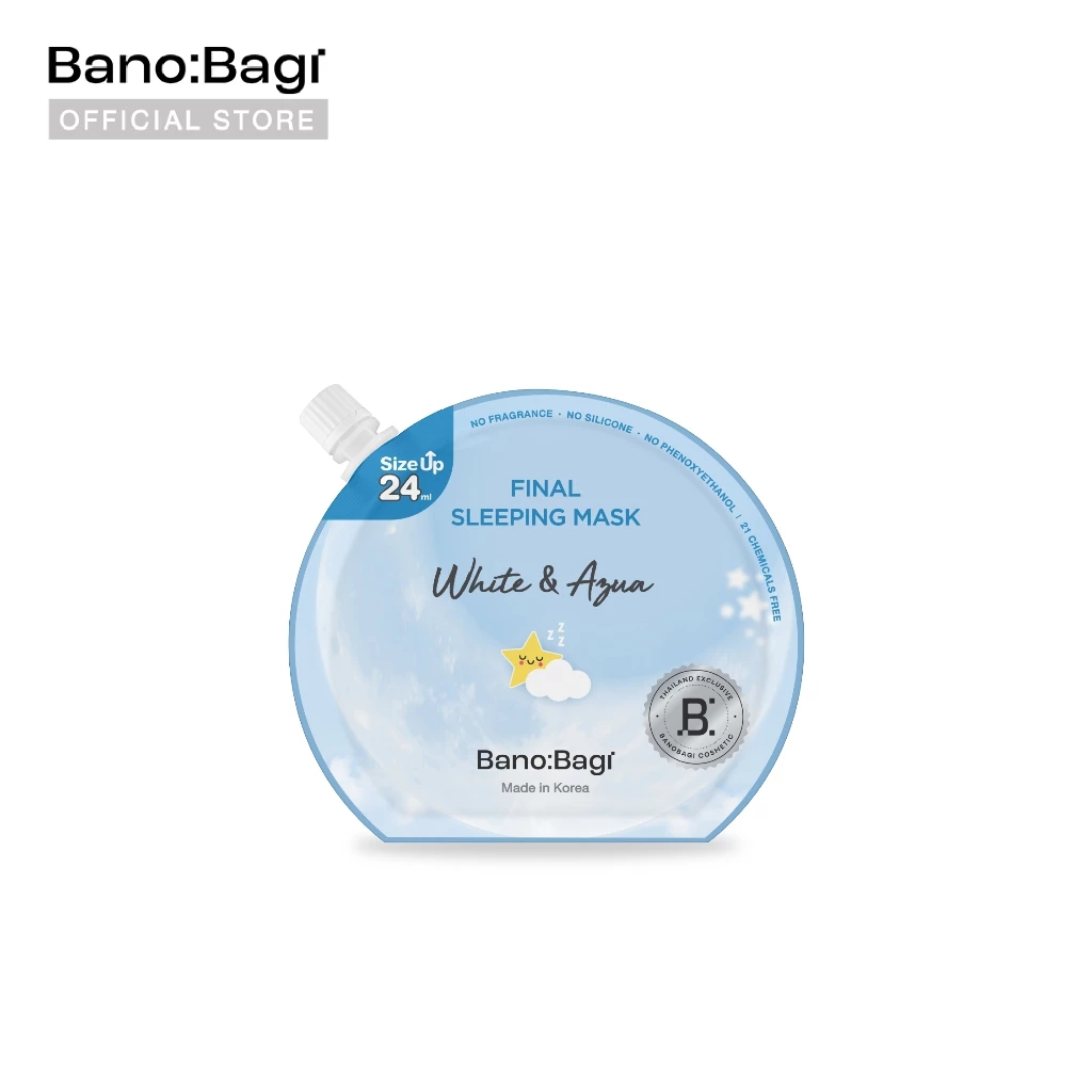 BANOBAGI Final Sleeping Mask - Whitening Plus บาโนบากิ สลีปปิ้งมาสก์ 4 สูตร thumbnail 5