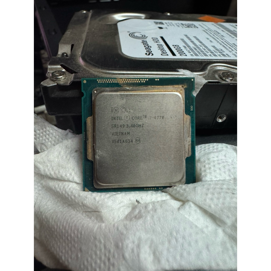 i7-4770 มือสอง สภาพดี เทสแล้ว ใช้งานได้ปกติ