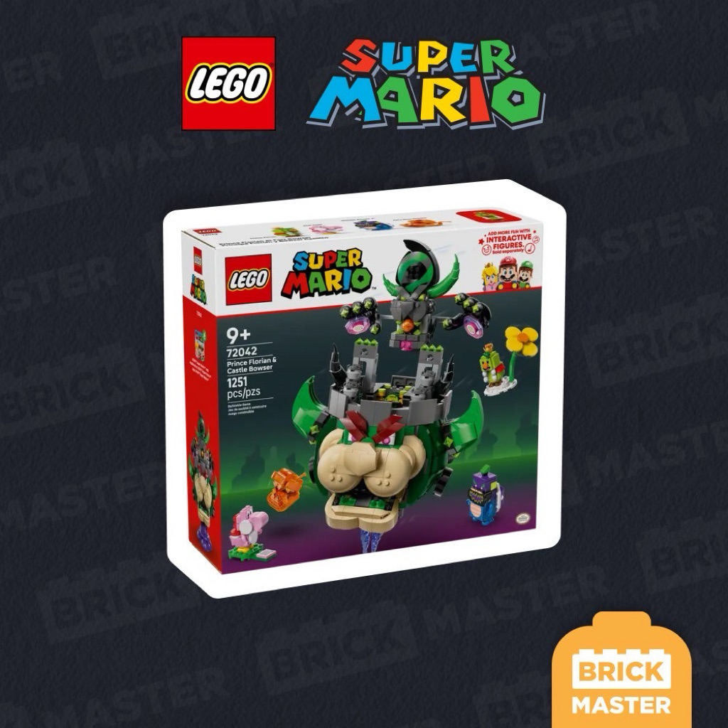 LEGO SUPER MARIO 72042 : Prince Florian & Castle Bowser (เลโก้แท้ มาริโอ้ บาวเซอร์)