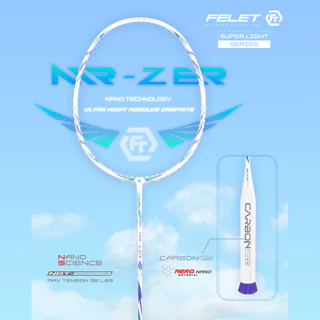 FELET ไม้แบดมินตัน รุ่น AIR ZER (7U) แถมเอ็น คละสี + ซองหนัง
