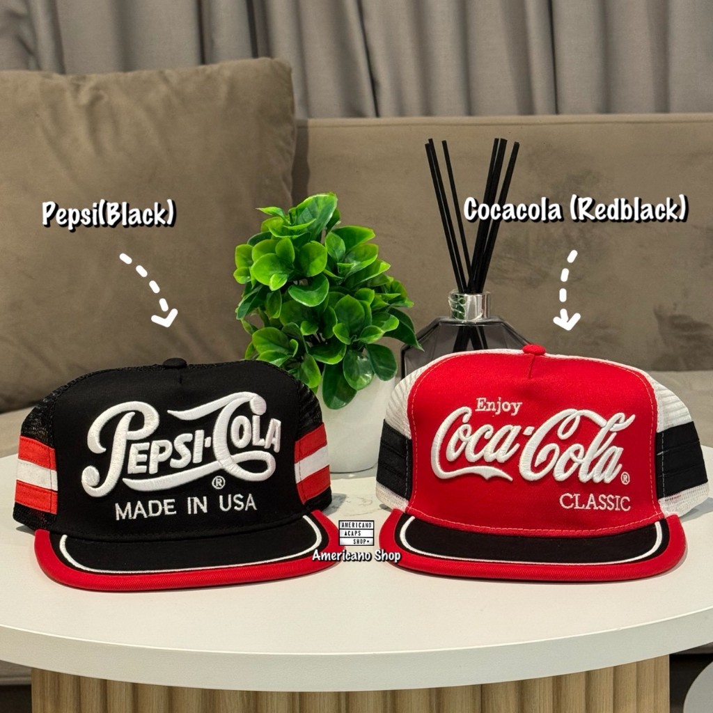 หมวกวินเทจ ปีกแบน ใส่แฟชั่่น กันแดด ด้านหลังเป็นตาข่าย (ส่งจากไทย)