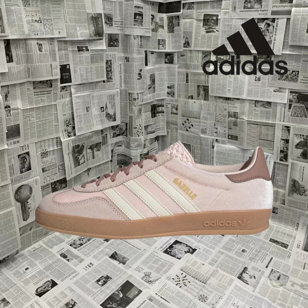（ของแท้ 100 %）adidas originals samba OG gazelle JR0232 White/Pink/Red