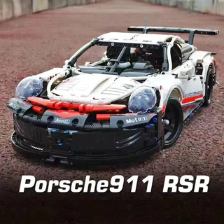 【COD】1580 ชิ้น บล็อกก่อสร้าง Porsche 911 เทคนิค รุ่นแข่ง ชิ้น ขนาดใหญ่ ของขวัญสำหรับเด็กชาย