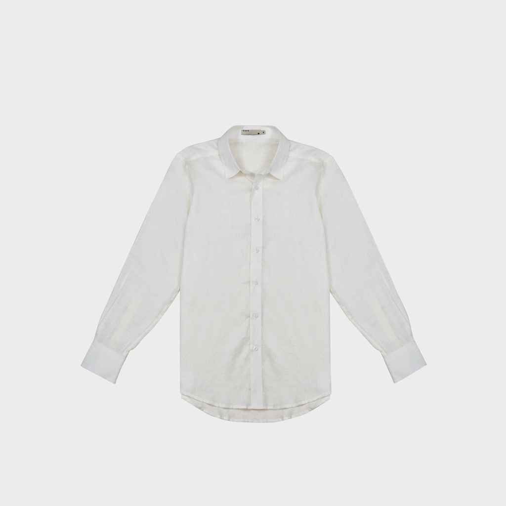 'ALEX' LINEN WHITE SHIRT