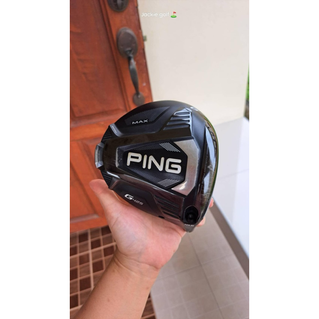 ไม้กอล์ฟ มือสองสภาพดี หัวไดรเวอร์ PING G425 MAX Loft 10.5' + sleeve+Cover