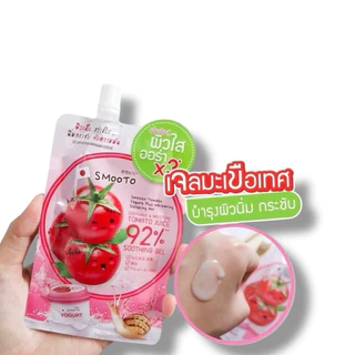 Smooto เจลน้ำมะเขือเทศโยเกิร์ต Tomato Bulgaria Yogurt Gel เจลน้ำมะเขือเทศโยเกิร์ต 40ml. สมูทโตะ((ซอง))