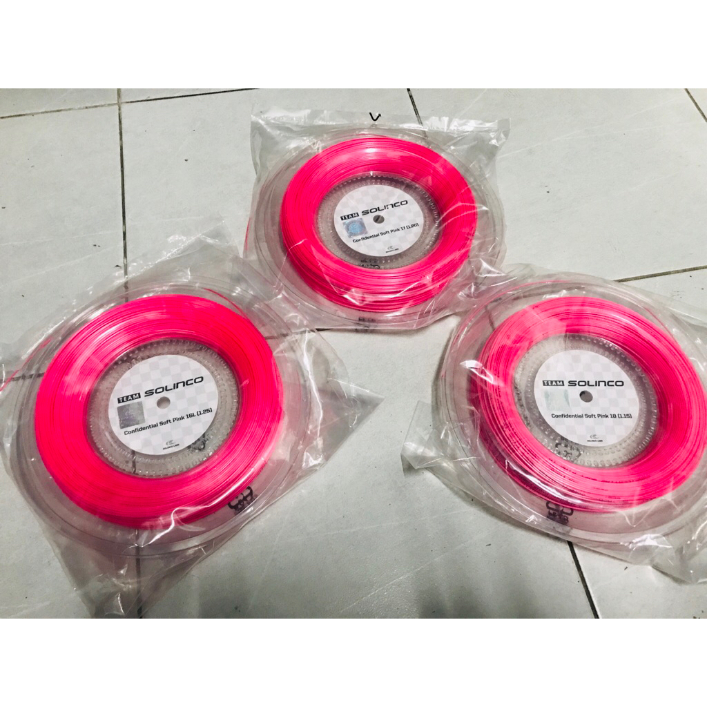 เอ็นเทนนิส solinco confidential soft pink