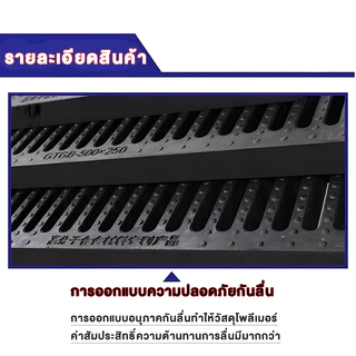 ฝาปิดคูระบายน้ําเรซิ่นกันลื่น ฝาท่อระบายน้ำ ฝาปิดท่อระบายน้ำ แผ่นกันหนูกันลื่นคอมโพสิตเรซิน ทนสนิม ใช้กันอย่างแพร่หลาย