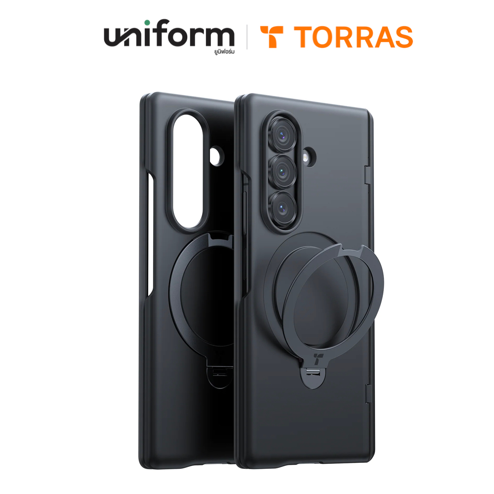 TORRAS เคสกันกระแทก Ostand Spin ใช้สำหรับ Samsung Galaxy Z Fold 7 ขาตั้ง Infinite Pivot 360 ราคาถูก Shopee Lazada