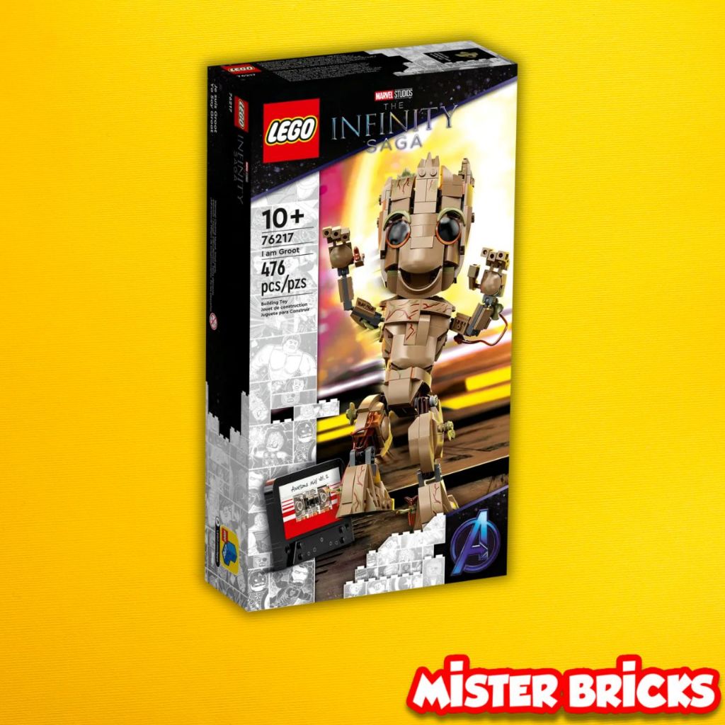 LEGO® Marvel I am Groot 76217 - Captivating Dancing Baby Groot Figure for Play & Display