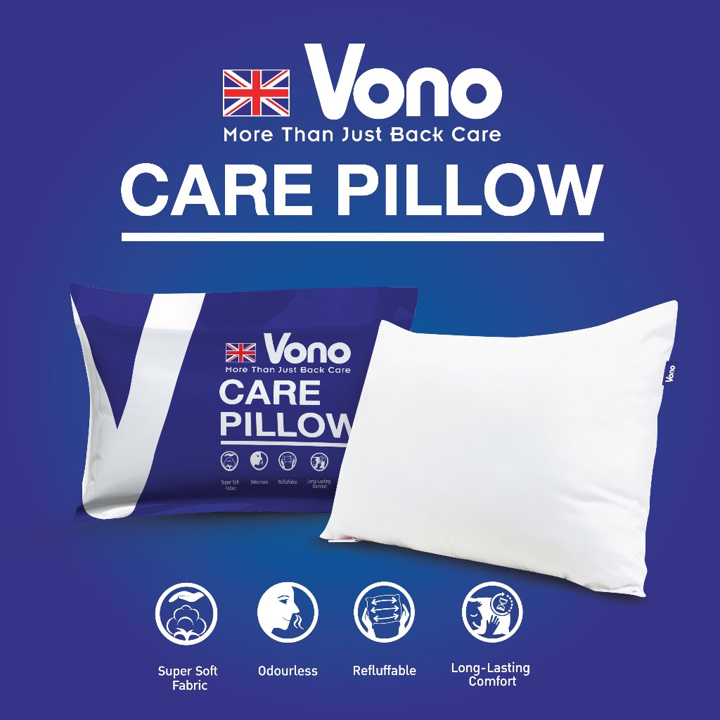 Vono Care Pillow หมอนหนุนใยสังเคราะห์ 900 กรัม