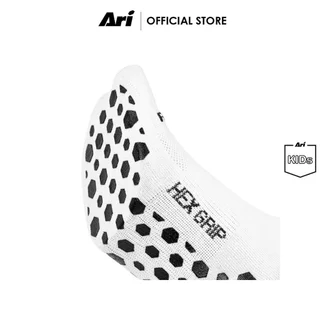 (สินค้าเด็ก) ARI KIDS HEX GRIP CREW SOCKS - ถุงเท้าครึ่งแข้ง เด็ก อาริ HEX GRIP