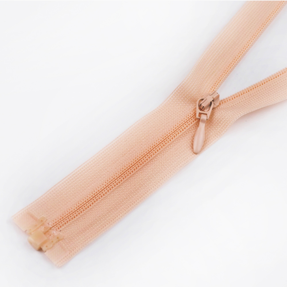 ซิปซ่อน เปิดท้าย (โทนชมพู) ขนาด 10นิ้ว - 18นิ้ว ซิปซ่อนถอดได้ - รูปที่ 5