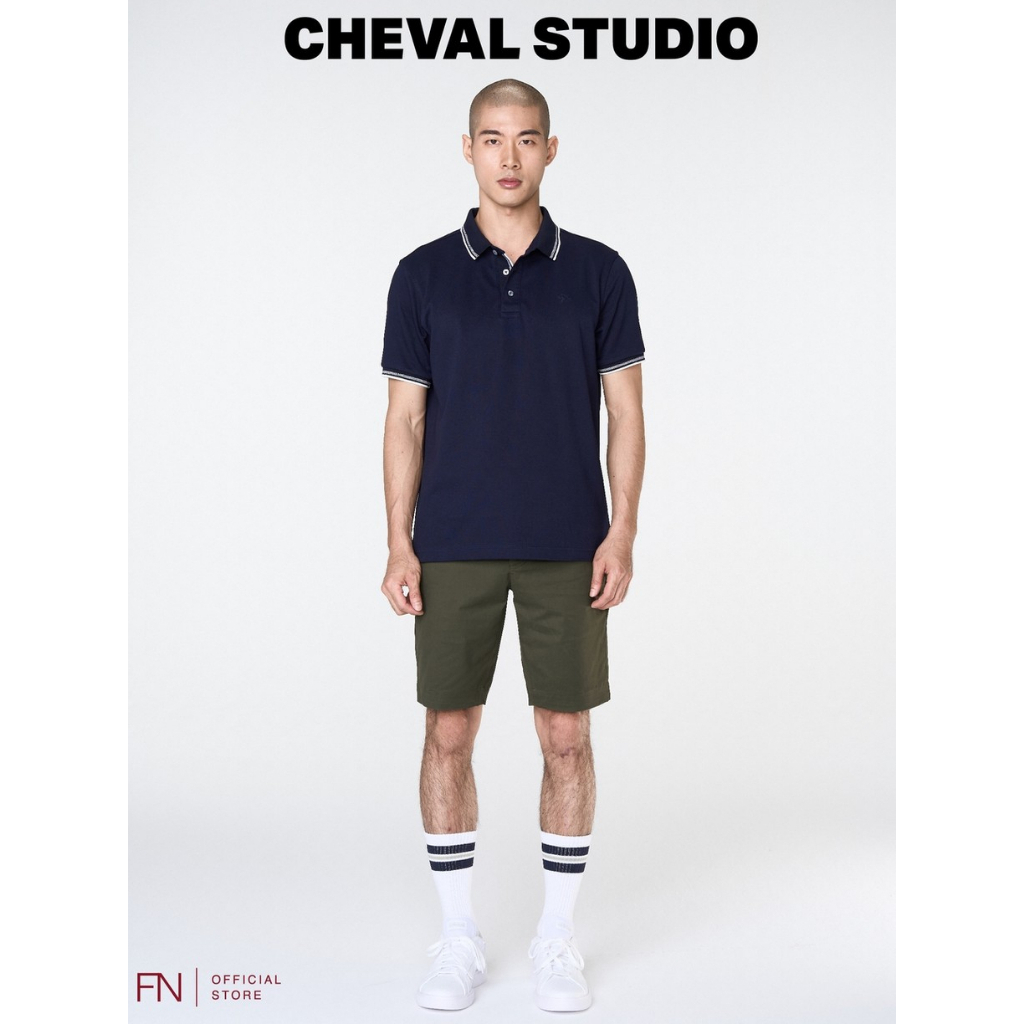 CHEVAL POLO เสื้อโปโลแขนสั้น สำหรับผู้ชาย นวัฒกรรมผ้า Dry Tech ระบายอากาศได้ดี ไม่หด ไม่ย้วย ตอบโจทย์ทุกไลฟ์สไตล์