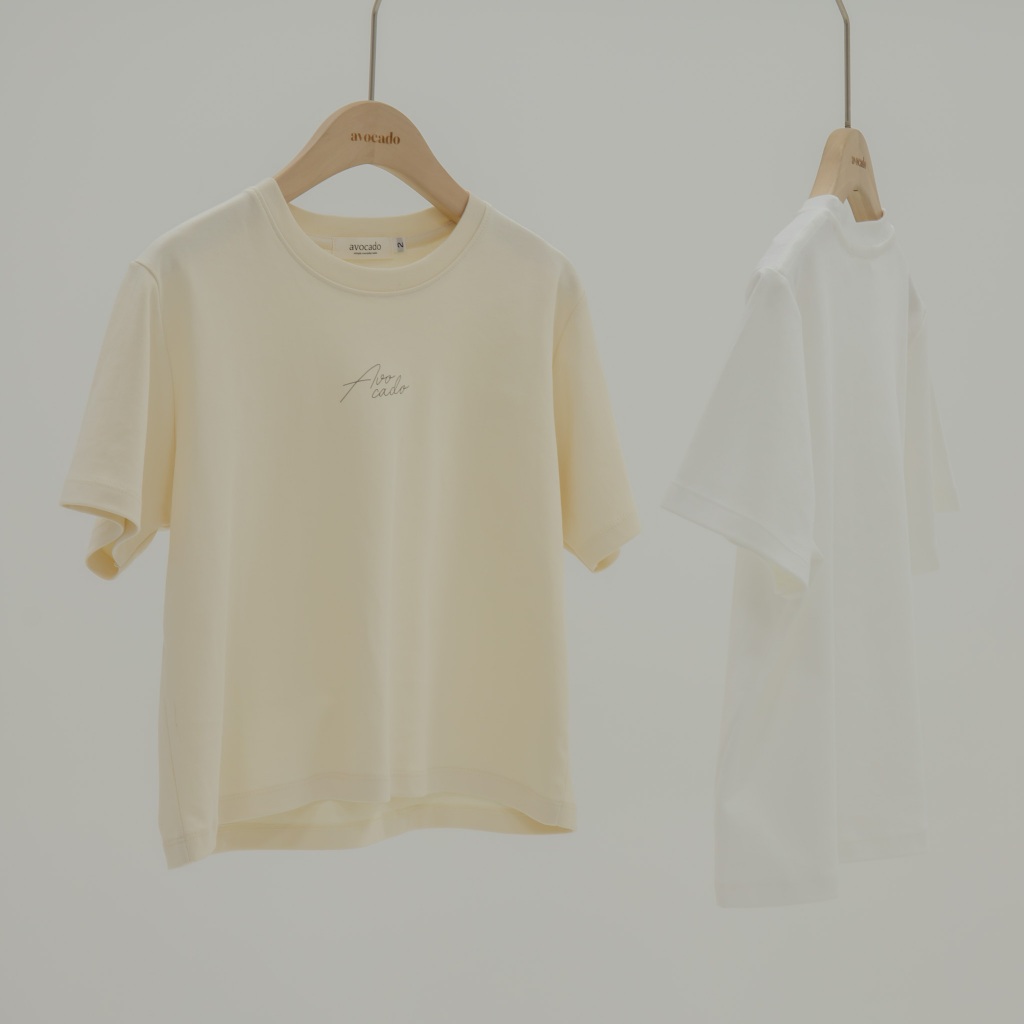 avo เสื้อยืดครอปลายสกรีน simple daily tee ราคา ถูกที่สุด ดีลบีเคเค แกลเลอรีภาพที่ 5