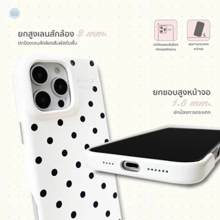 Polkadot Whale Indeed Hagen Case (แบบแม่เหล็ก) - สี Polkadot วัสดุหนังแก้วเกรด Premium จับถนัดมือ แม่เหล็กแรง