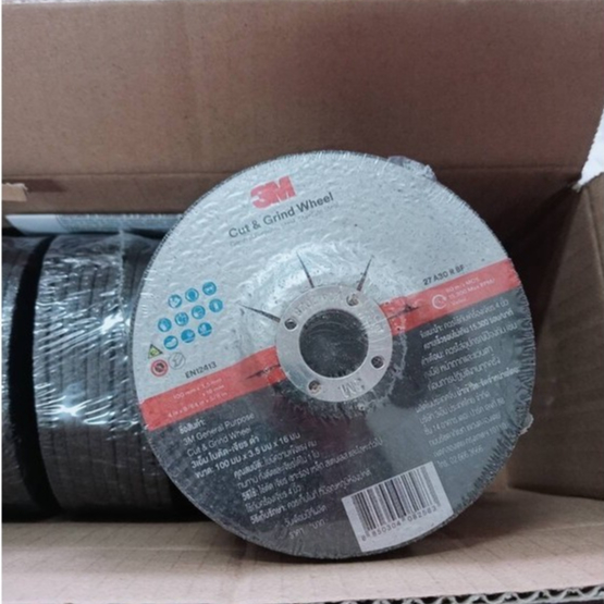 3M ใบตัด/เจียร์ 4 นิ้ว ขนาด 100มม x 3.5มม x 16มม 3M General Purpose Cut and Grind Wheel