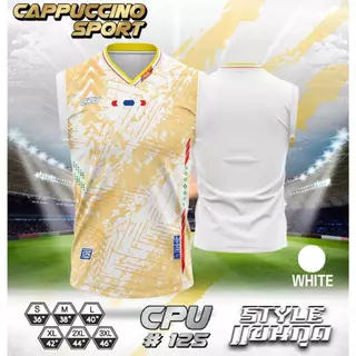 เสื้อกีฬาแขนกุด Cappuccino CPU125ใส่ได้ทั้งชายหญิง