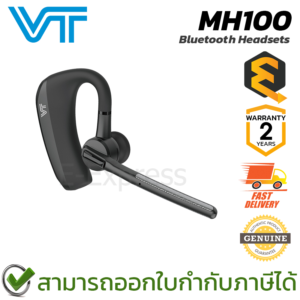 VT MH100 Bluetooth Headsets หูฟังบลูทูธ หูฟังไร้สาย ของแท้ ประกันศูนย์ 2ปี