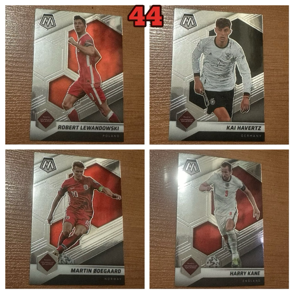การ์ดฟุตบอลทีมชาติ ลิขสิทธิ์แท้ PANINI Mosaic Haaland Ronaldo Mbappe